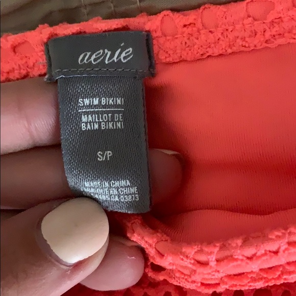 Aerie Coral Bikini Set - Picture 6 of 7